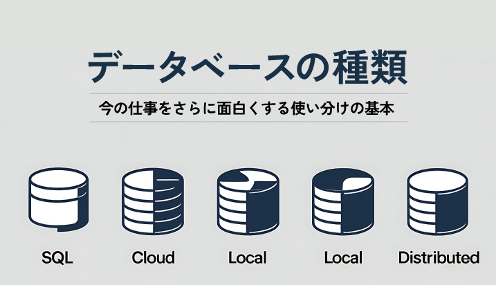 データベースの種類を知る！今の仕事をさらに面白くする使い分けの基本