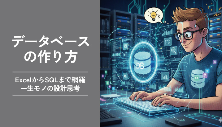 データベースの作り方｜ExcelからSQLまで網羅、一生モノの設計思考